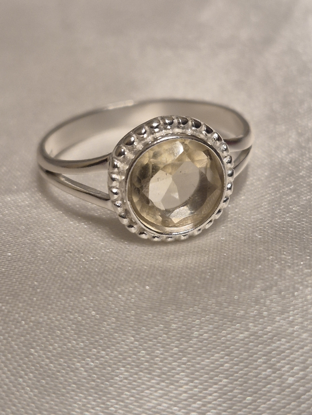 Handmade Sterling Silver Citrine Soutwest Ring